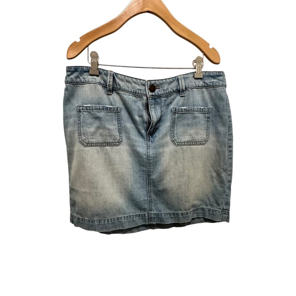 🍒 2/$20 🍒 Women's Jean Skirt, Short, with Pockets, sz 10